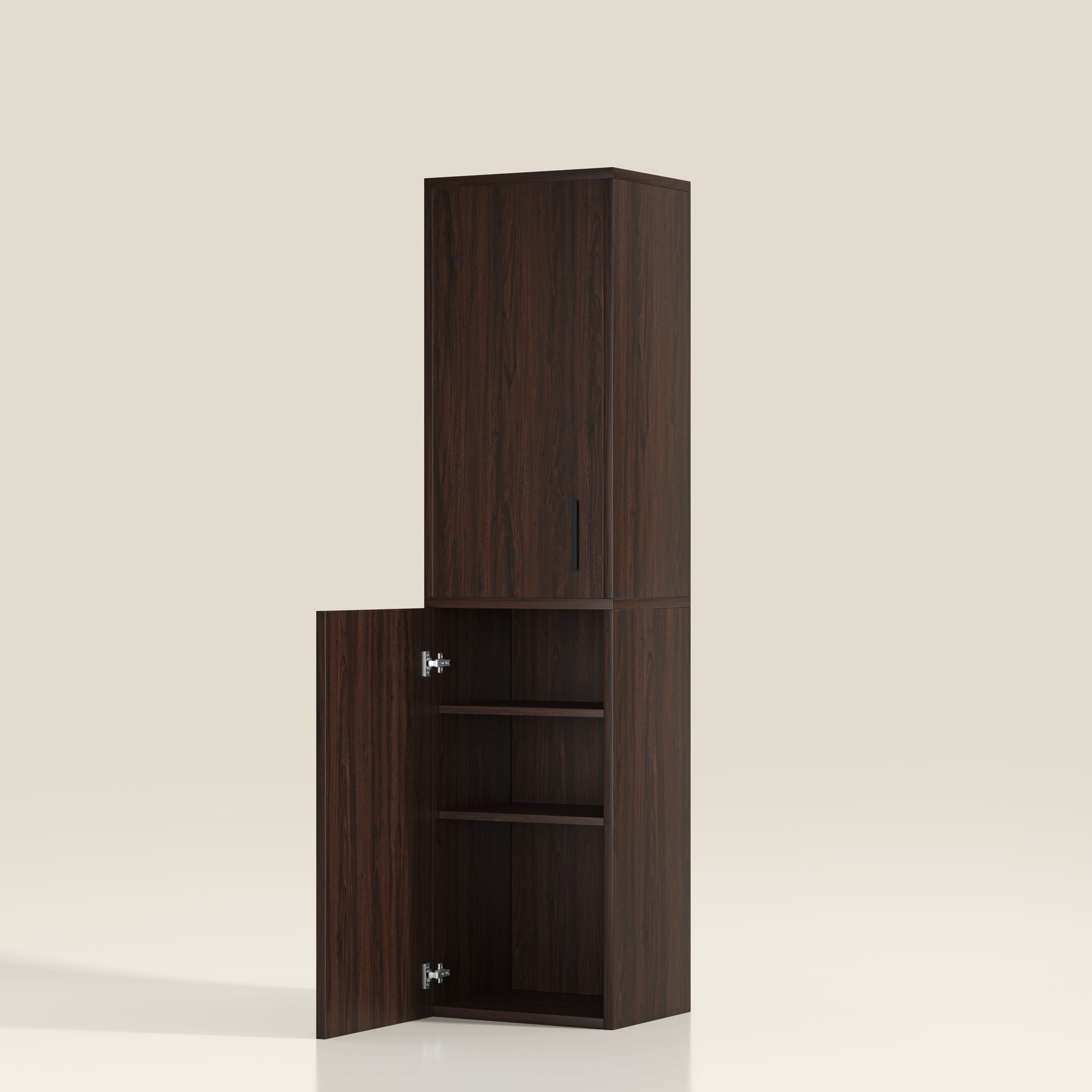 YOWOS 7-Tier Tall Wood Shoe Storage Cabinet with Doors-Clearance Sale-9 left